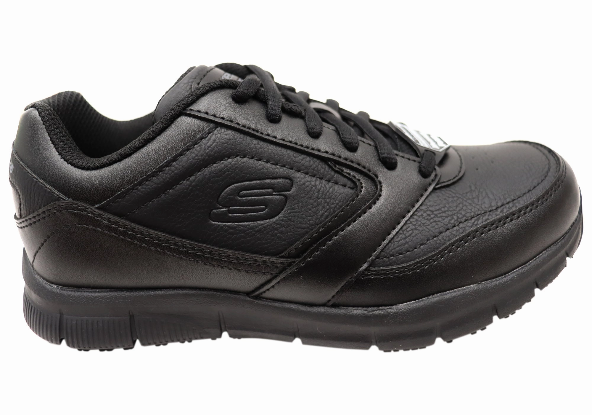 Skechers Womens Work Nampa Wyola Slip Resistant Wide Fit Shoes Cards Trailer Parts