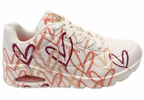 Skechers Womens X JGoldcrown Uno Spread The Love Shoes Laptop Bags Pet Accessories