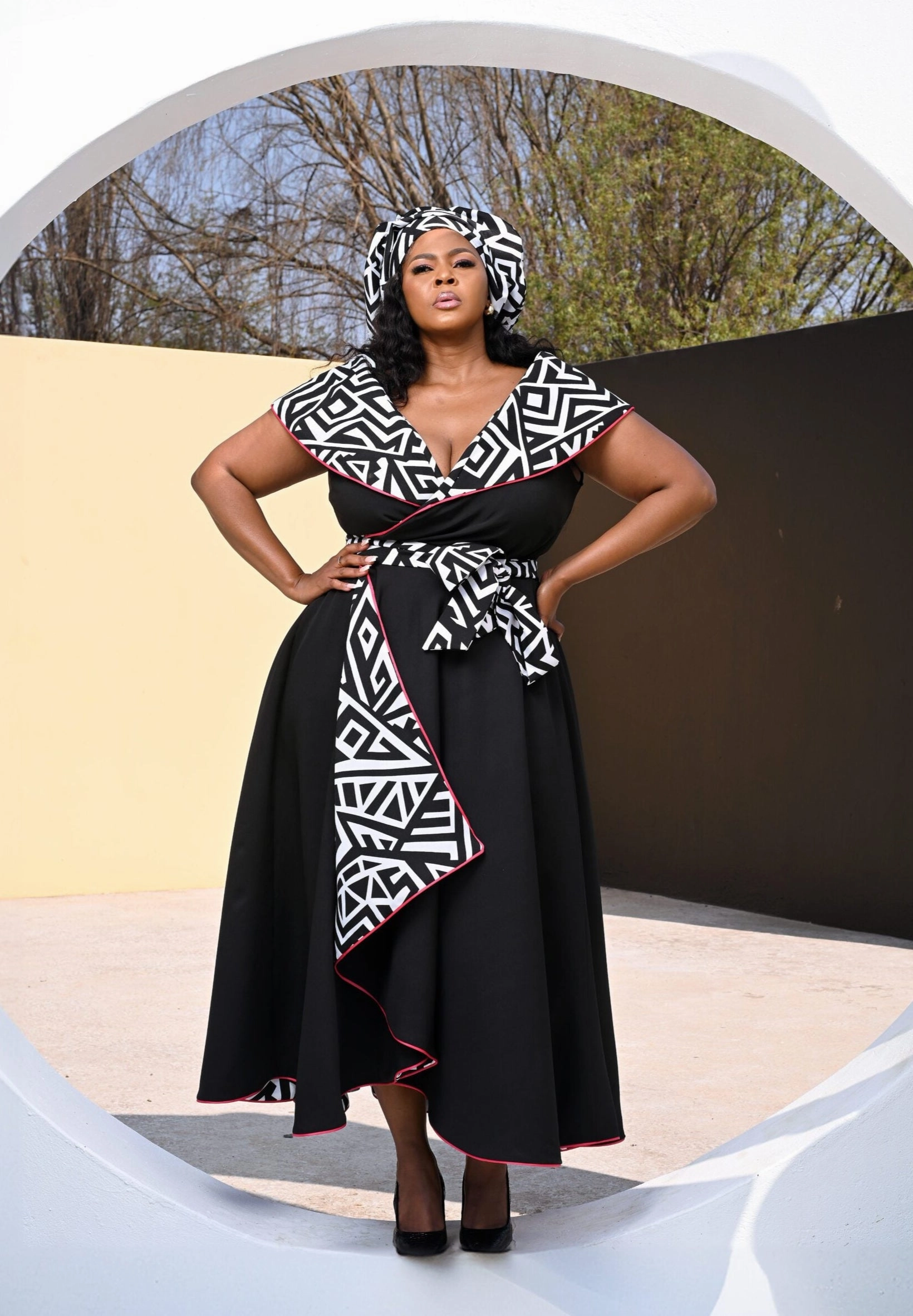 Smakuhle Reversible Dress - Black Runway fashion Workwear options
