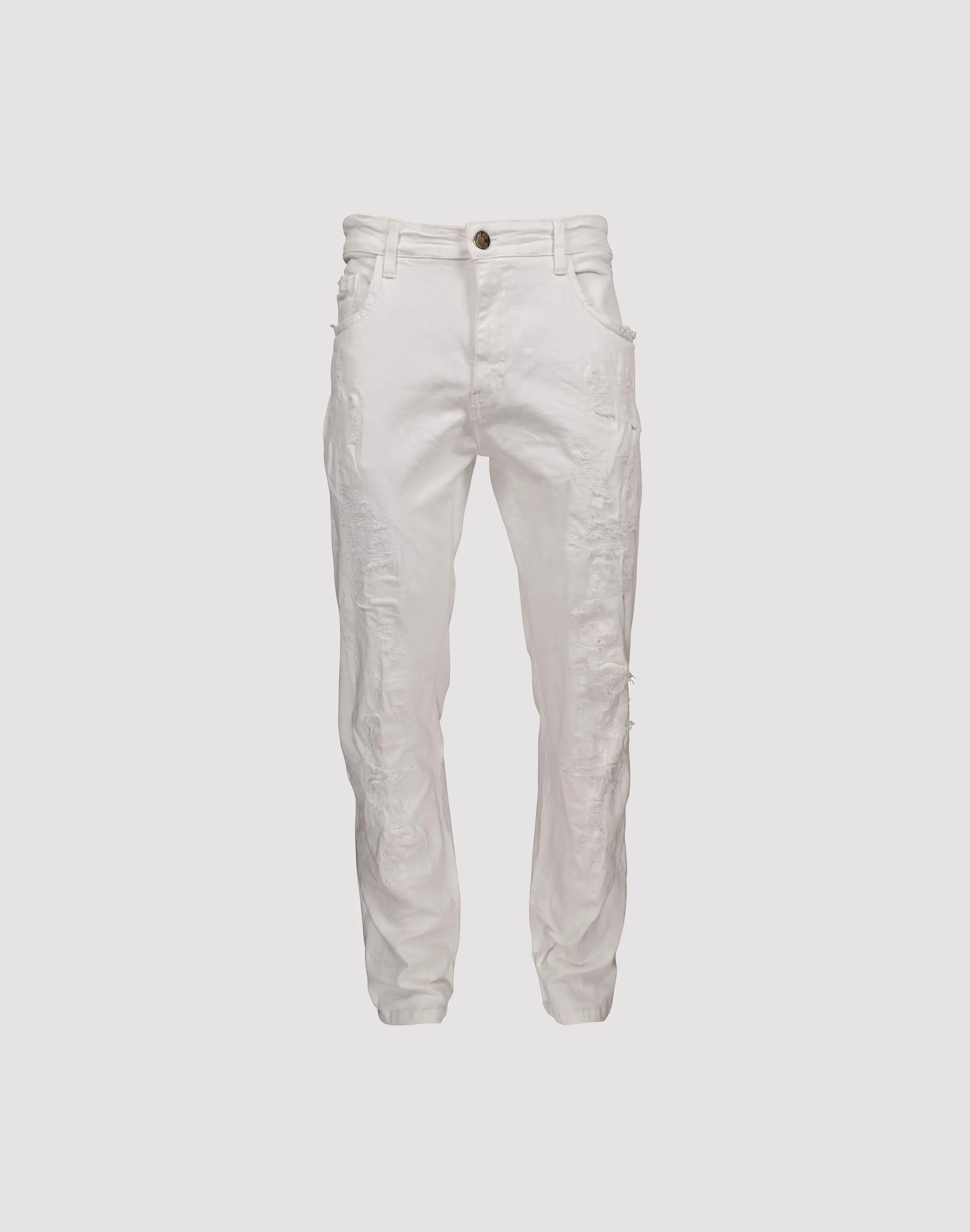 Smart fashion (wearables) Grindhouse White Rip N Repair Denim Jeans Fashion-forward items