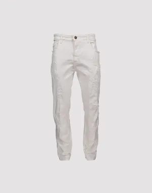 Smart fashion (wearables) Grindhouse White Rip N Repair Denim Jeans Fashion-forward items