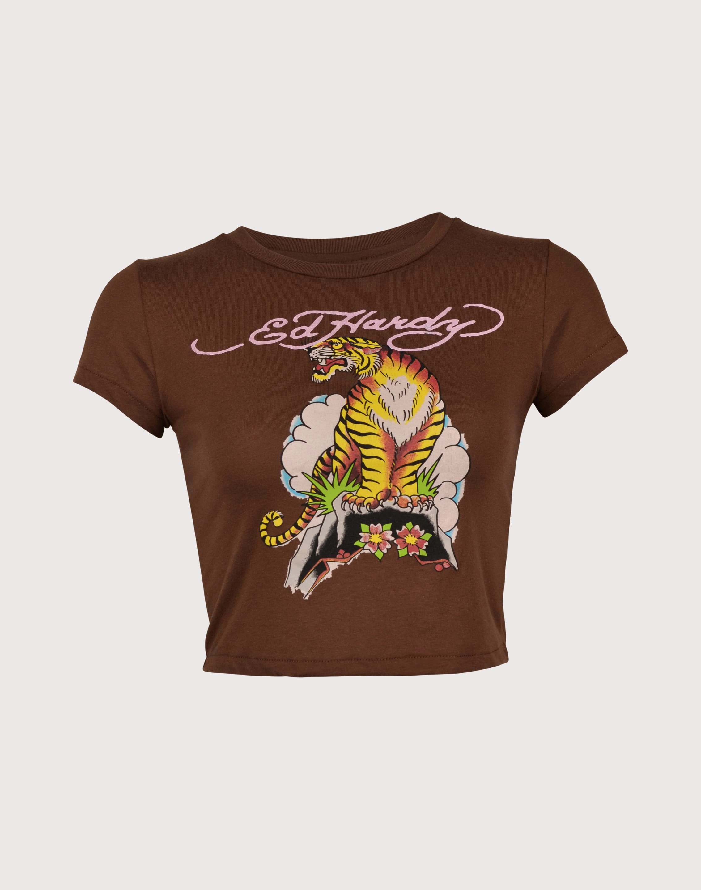Fashion photography Ed Hardy Tiger Crop Tee Fashion photography