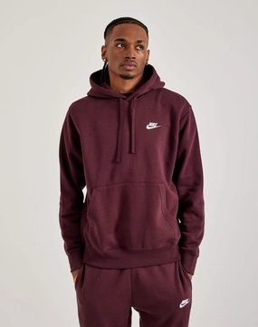 Smart casual wear Nike Club Fleece Pullover Hoodie Silk - fabric fashion