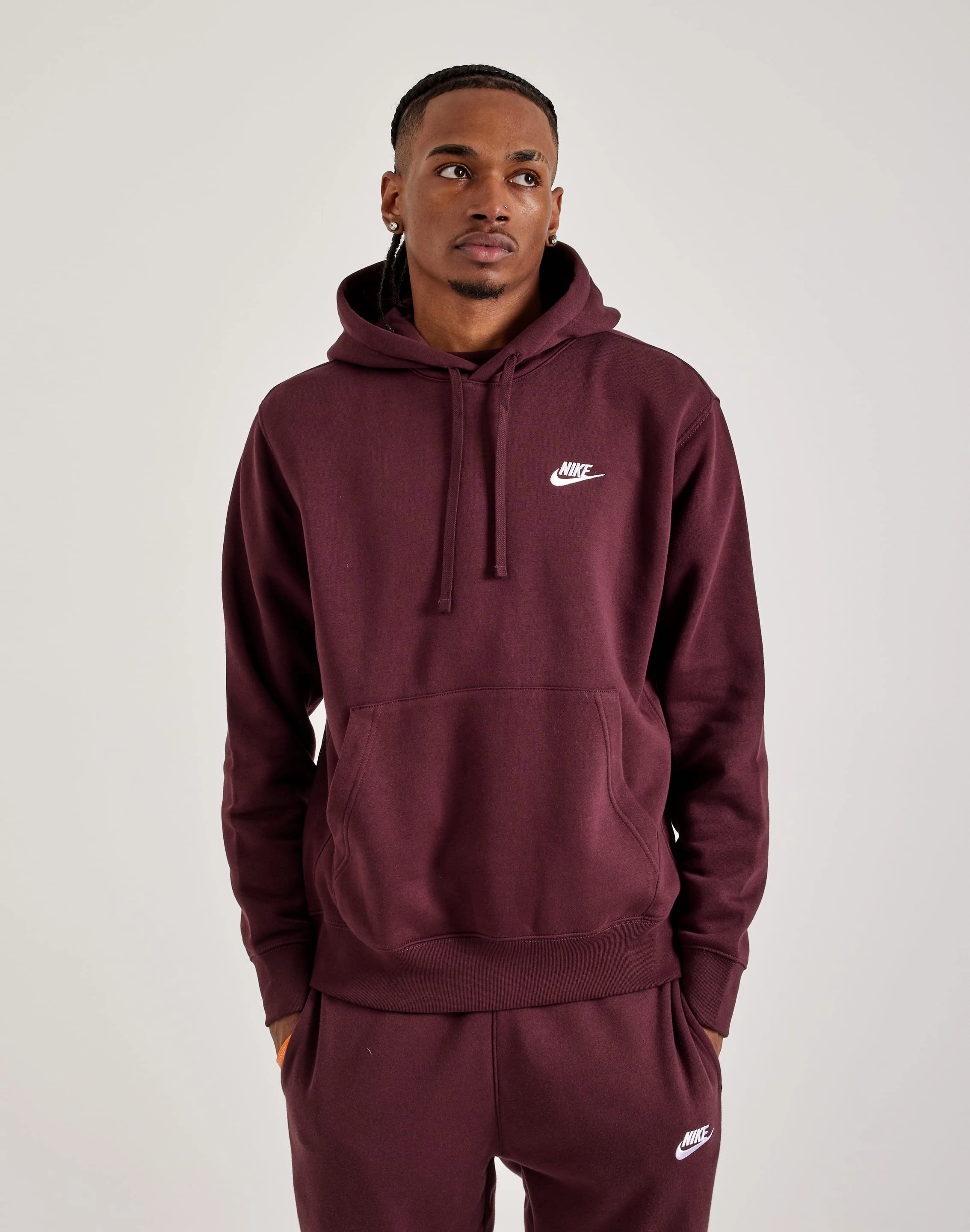 Patterned fashion (floral, stripes, etc.) Nike Club Fleece Pullover Hoodie Business casual wear