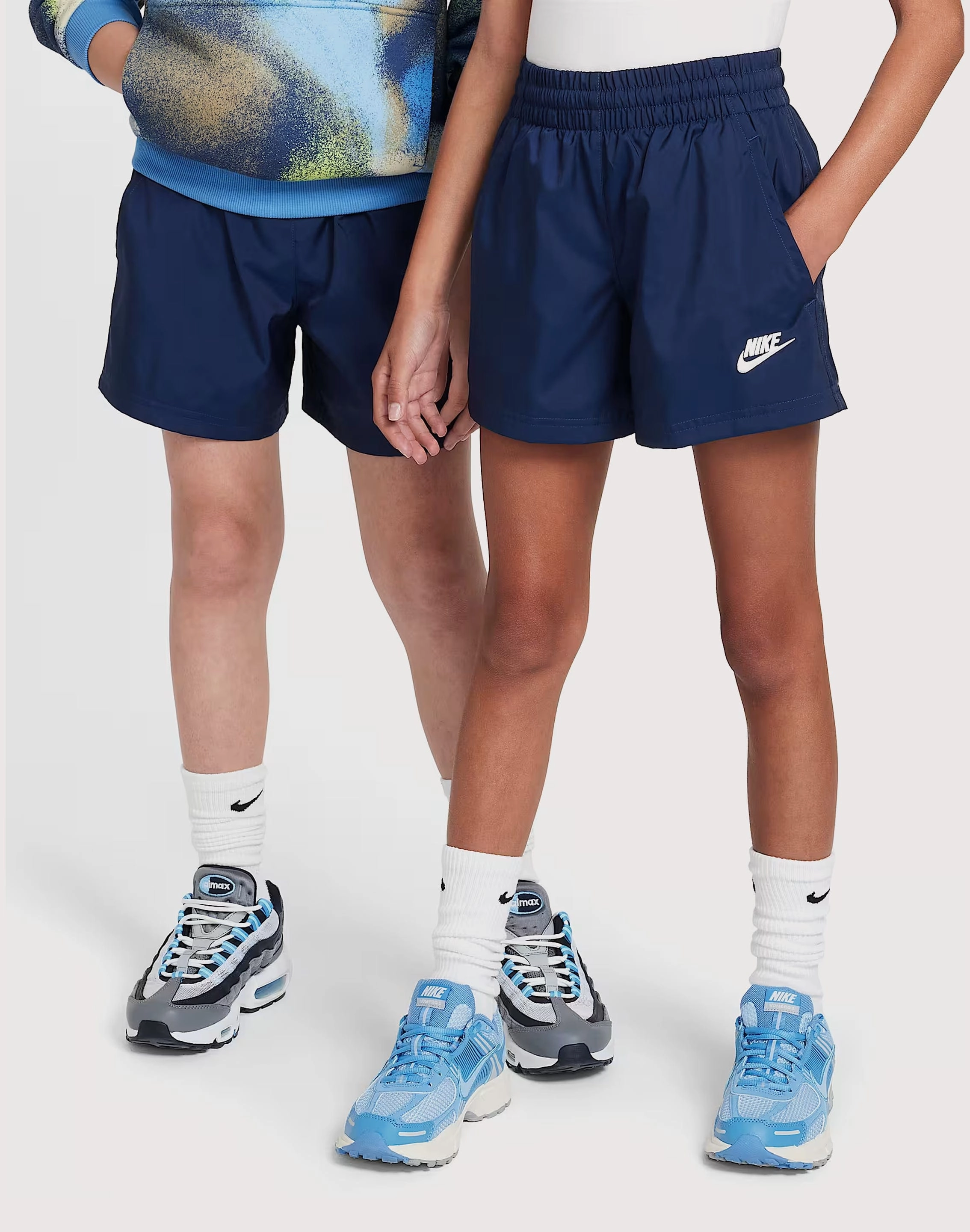 Hip - hop fashion Nike Club Woven Shorts Grade-School Printed fashion