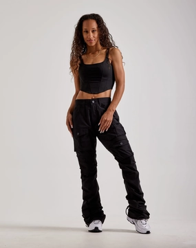 Smoke Rise High-Rise Stacked Nylon Cargo Pants Fashion influencers' recommendations Fashion culture