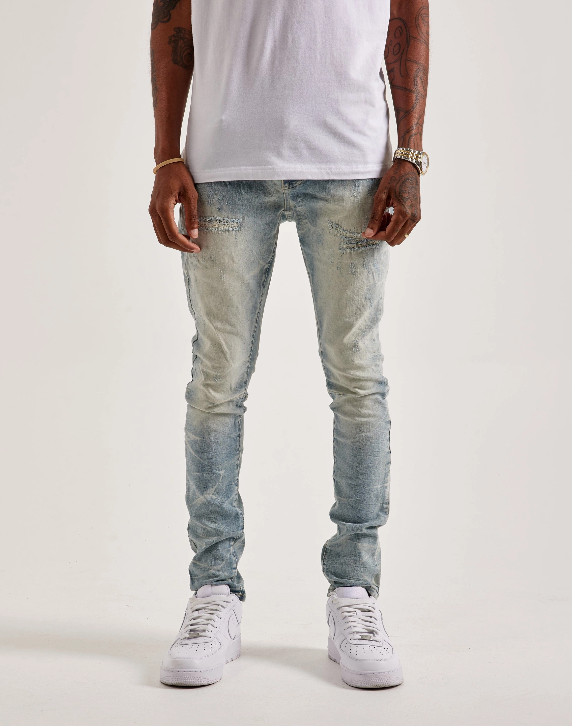 Workwear options Smoke Rise Slim Wave Effect Jeans Activewear gear
