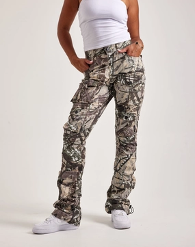 Smoke Rise Stacked Nylon Cargo Pants Embroidered fashion Fashion customization