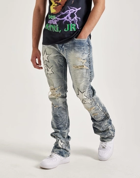 Smoke Rise Studded Star Stacked Flare Jeans Fashion models Classic fashion pieces