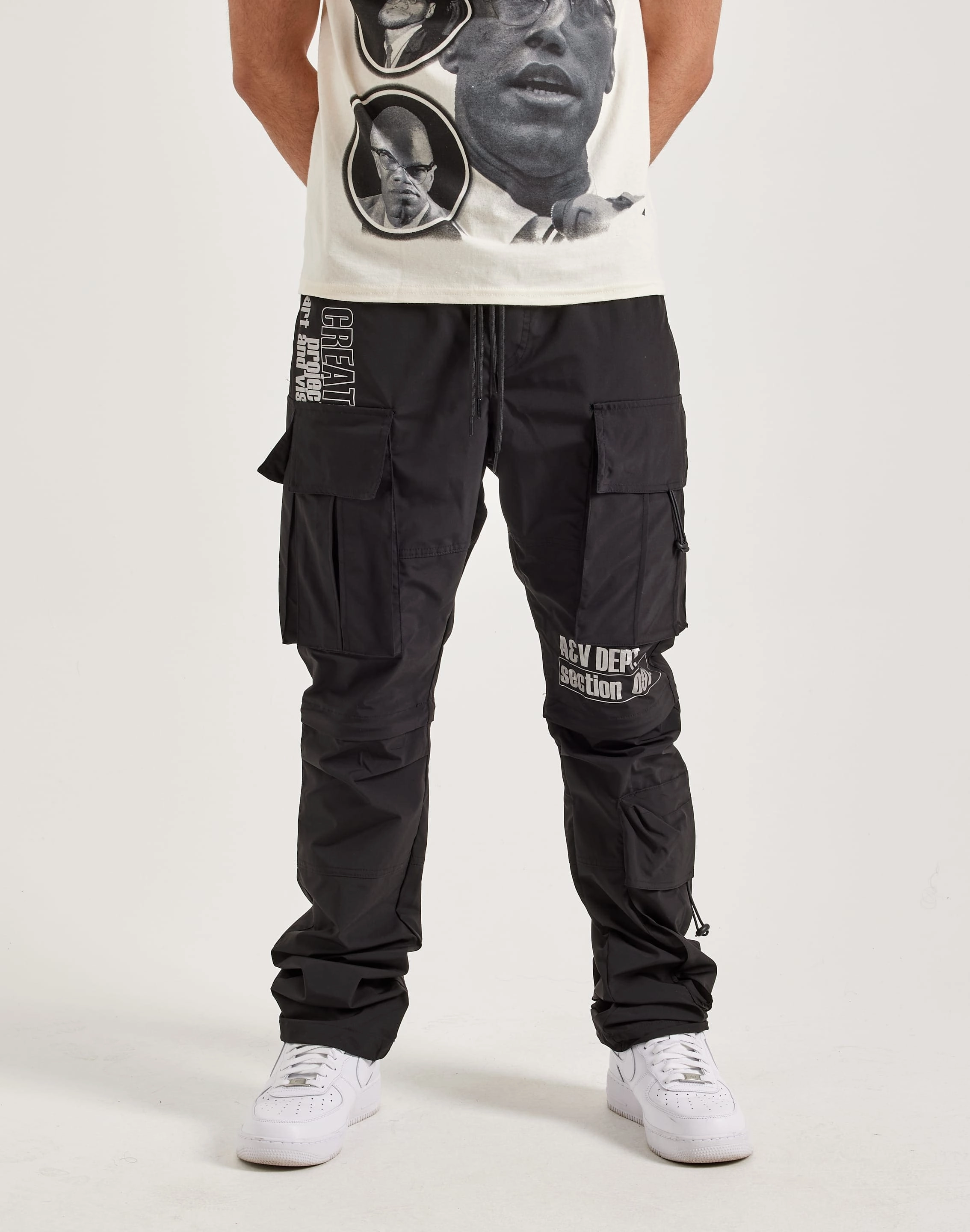 Smoke Rise Utility Nylon Cargo Pants Evening wear Fashion must - haves