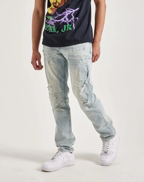 Smoke Rise Vintage Bleach Effect Denim Jeans Smart fashion (wearables) Beachwear items
