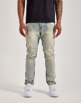 Smoke Rise Vintage Wash Slim Denim Jeans Fashion care (washing, ironing, etc.) Fashion rental