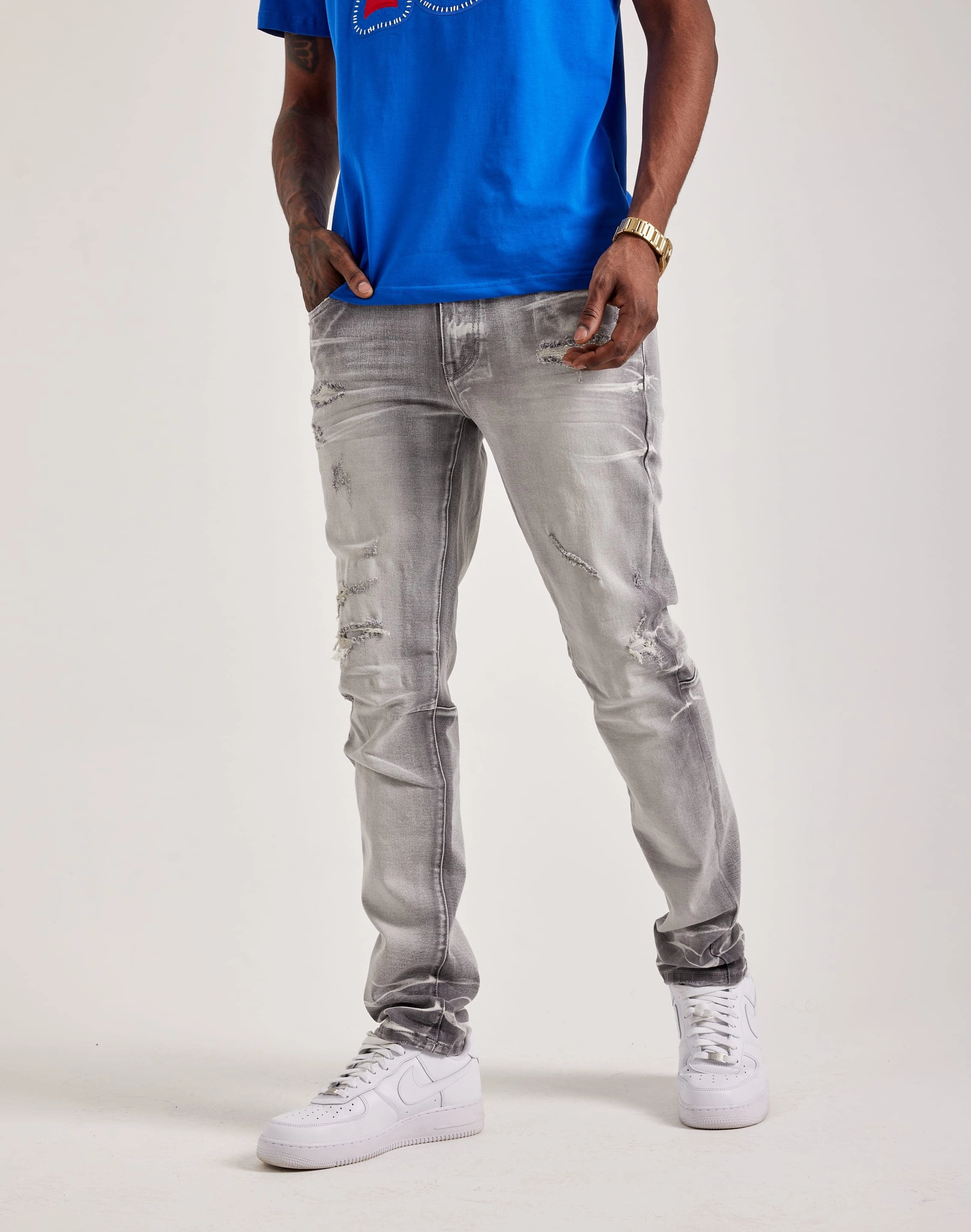 Fashion must - haves Smoke Rise Vintage Washed Slim Denim Jeans Sustainable fashion practices