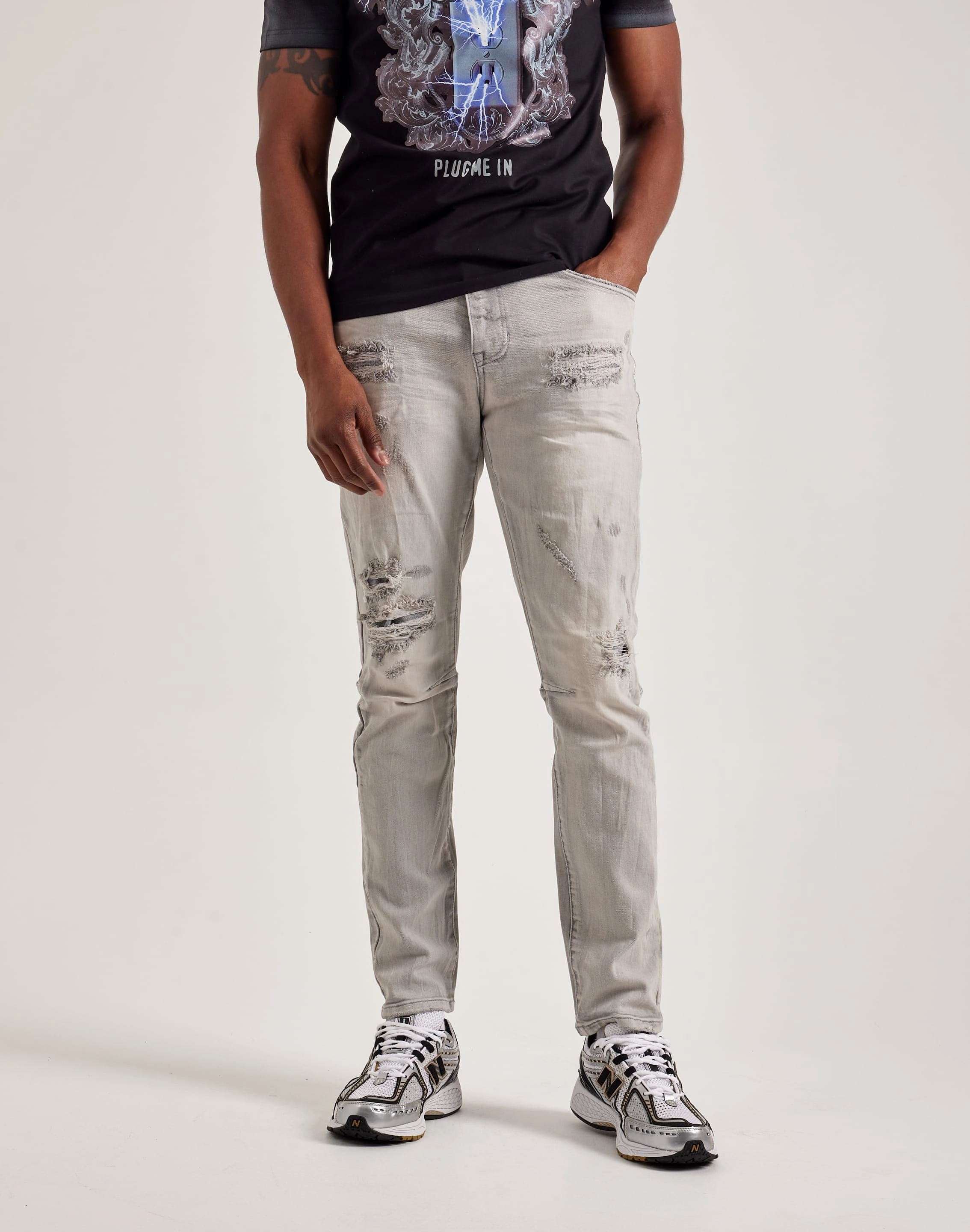 Smoke Rise Vintage Washed Slim Denim Jeans Denim products Sustainable fashion practices