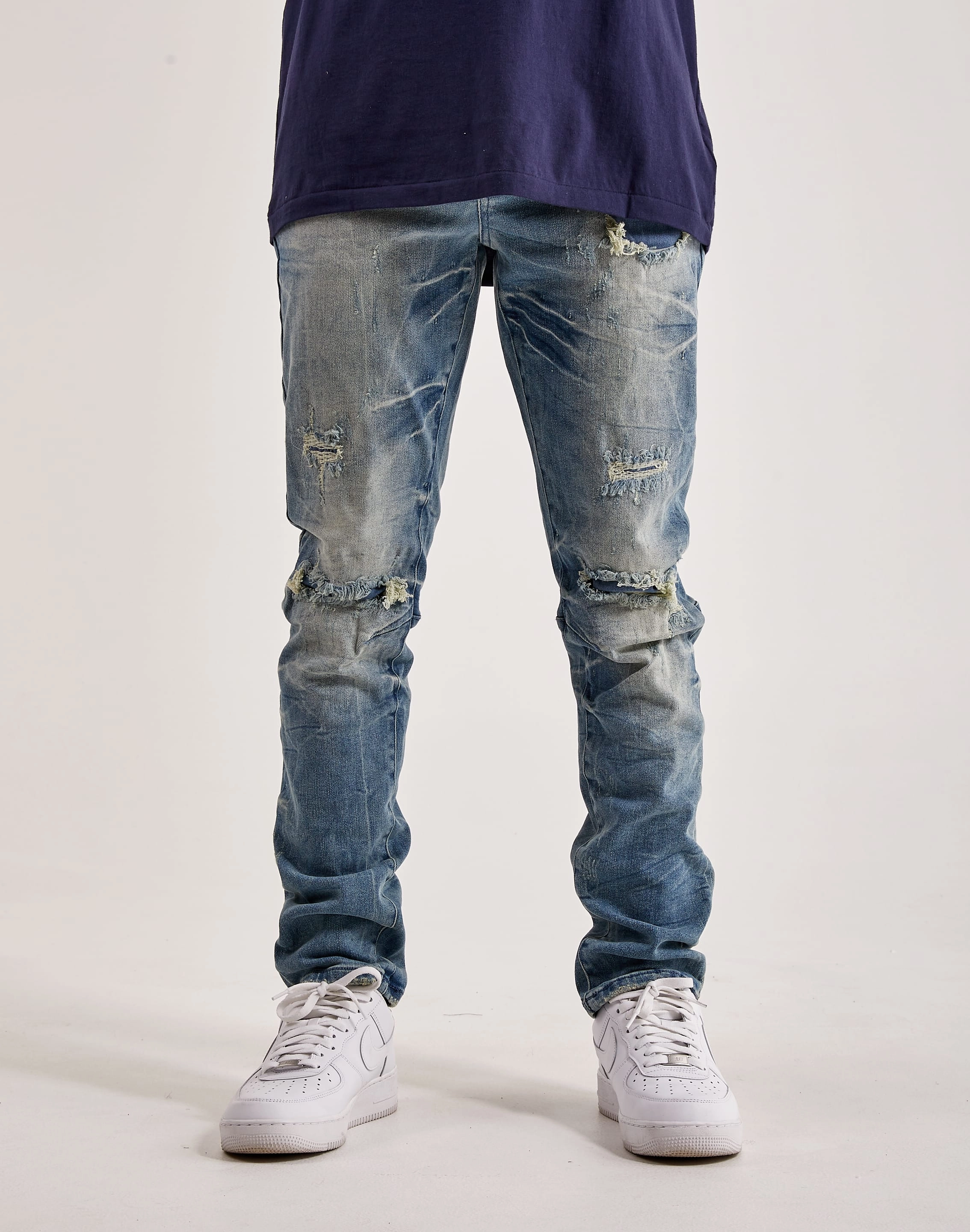 Smoke Rise Wave Effect Basic Slim Denim Sustainable fashion Fashion care (washing, ironing, etc.)