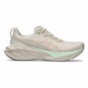 Snazzy Asics Novablast 4 - Oatmeal - Moonrock Committed