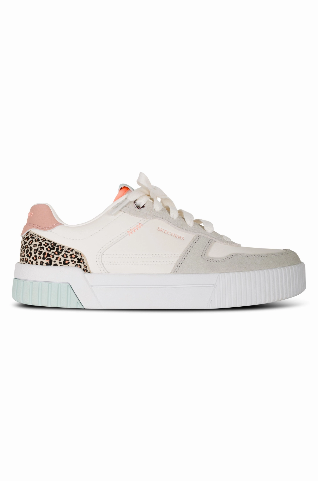 Sneaker with Leopard print detail | NATURAL | 185091 AB