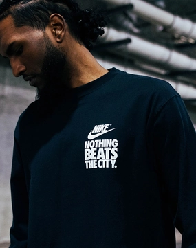 Spandex - incorporated fashion Nike Max90 City Long-Sleeve Tee Luxury fashion items