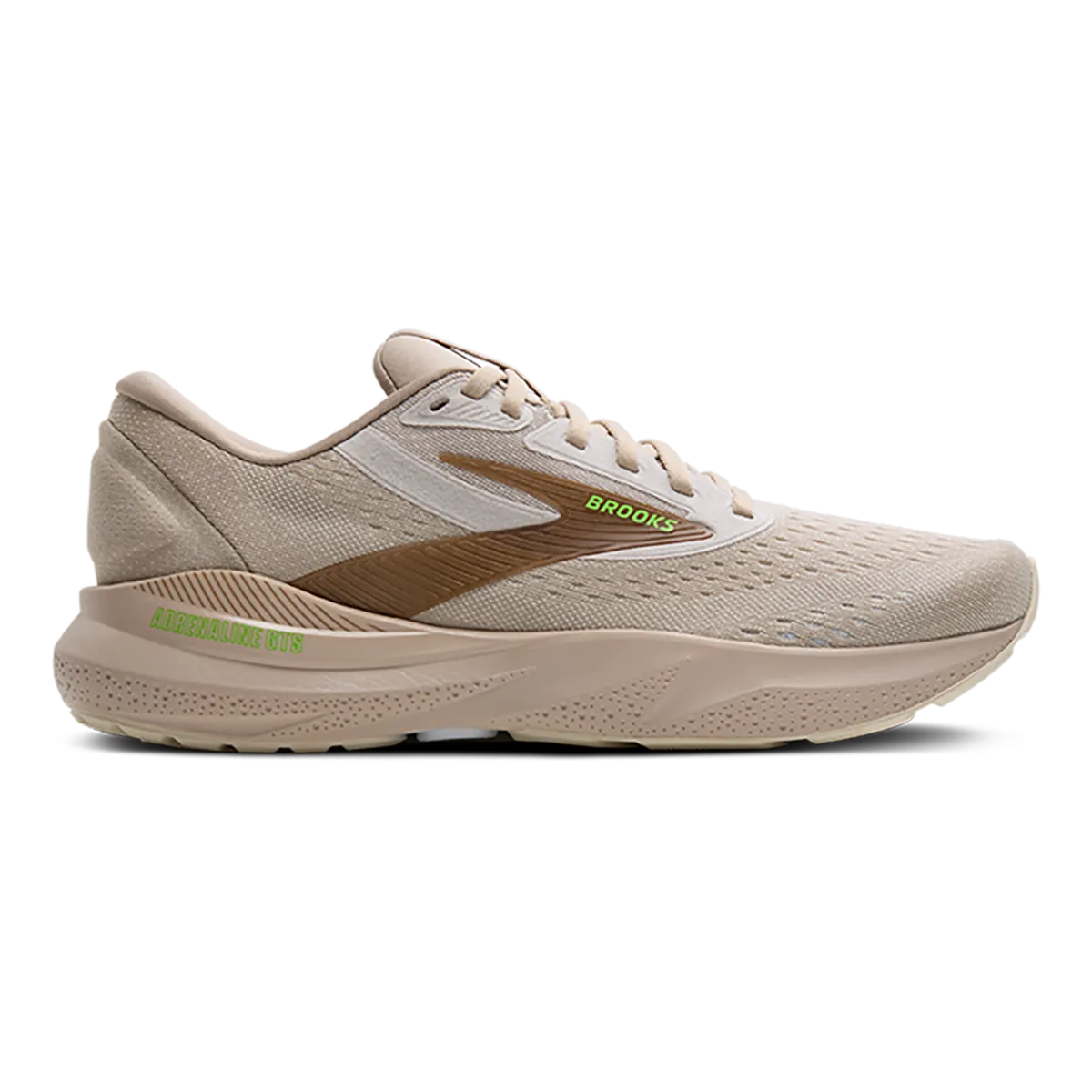 Brooks Adrenaline GTS 24 Chateau Grey - Portabella - Green Crucial Statement-making