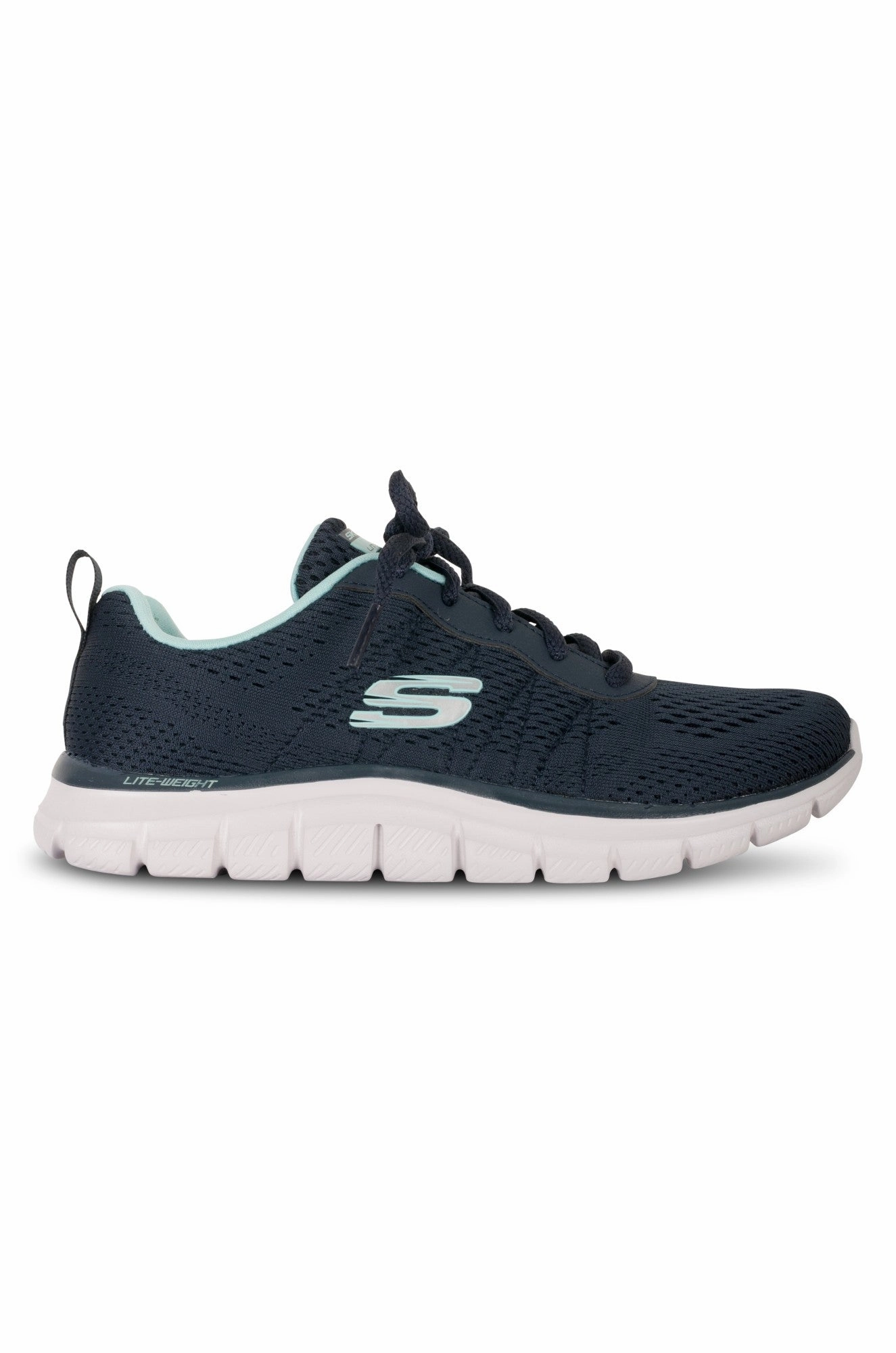 Sporty Vegan Sneaker | NAVY/AQUA | 150141 B1