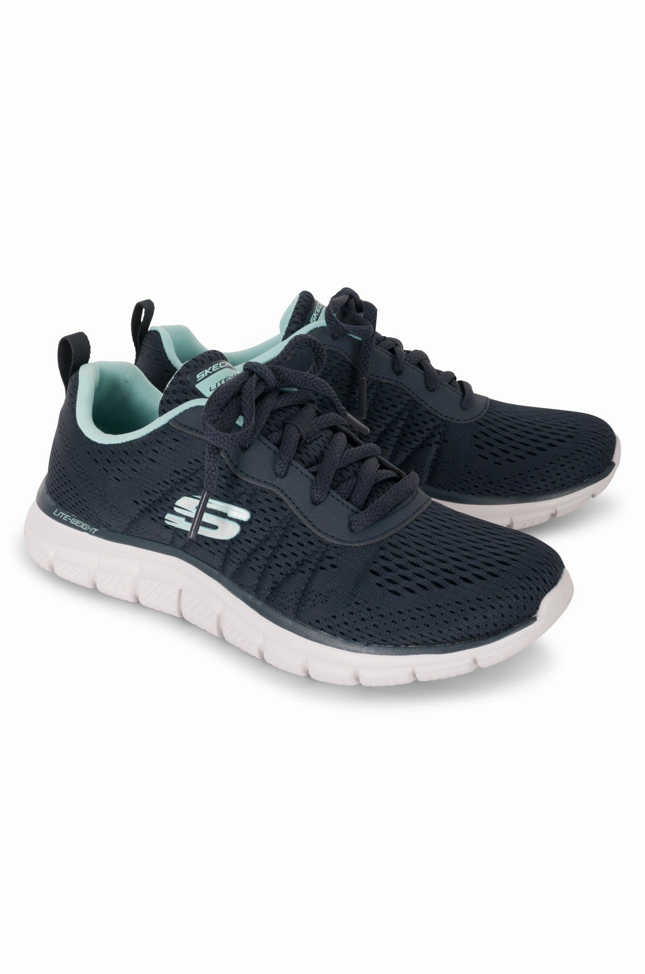 Sporty Vegan Sneaker | NAVY/AQUA | 150141 B1