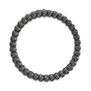 Stackable Expressions Jewelry Sterling Silver Stackable Expressions Black-plated Large Chain Slide