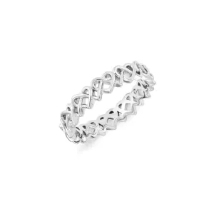 Stackable Expressions Jewelry Sterling Silver Stackable Expressions Carved Band Ring | QSK1156