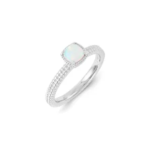 Stackable Expressions Jewelry Sterling Silver Stackable Expressions Created Opal Ring