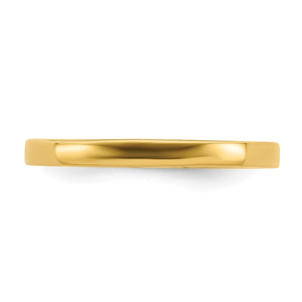 Stackable Expressions Jewelry Sterling Silver Stackable Expressions Gold-plated Polished Ring | QSK238