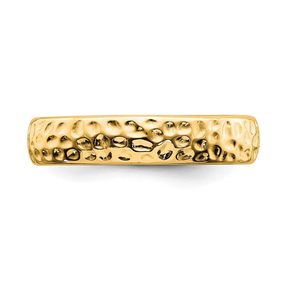 Stackable Expressions Jewelry Sterling Silver Stackable Expressions Gold-plated Ring | QSK286
