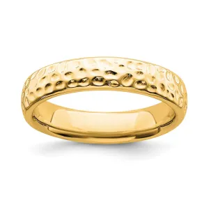 Stackable Expressions Jewelry Sterling Silver Stackable Expressions Gold-plated Ring | QSK286