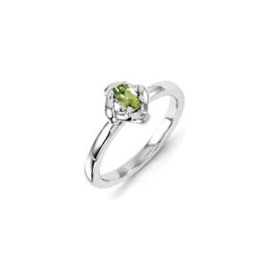 Stackable Expressions Jewelry Sterling Silver Stackable Expressions Peridot Ring | QSK1282