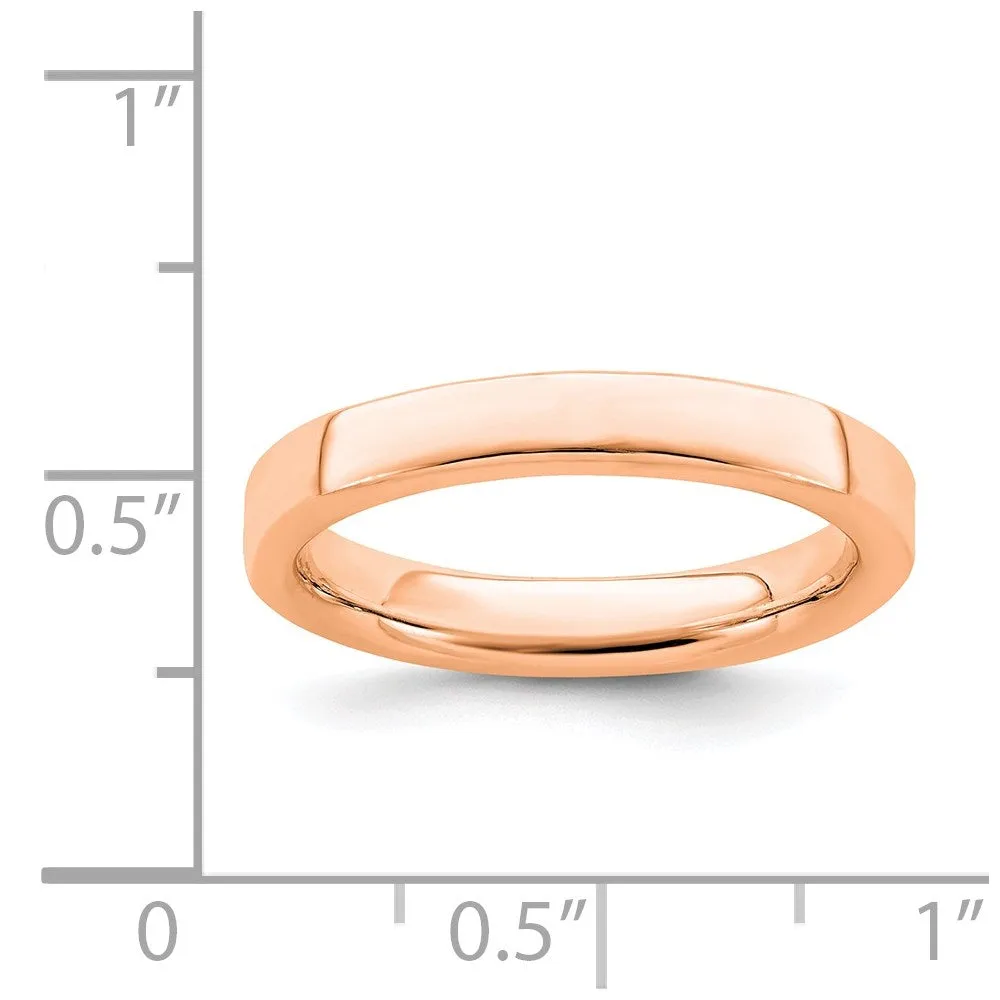 Stackable Expressions Jewelry Sterling Silver Stackable Expressions Pink-plated Ring | QSK264