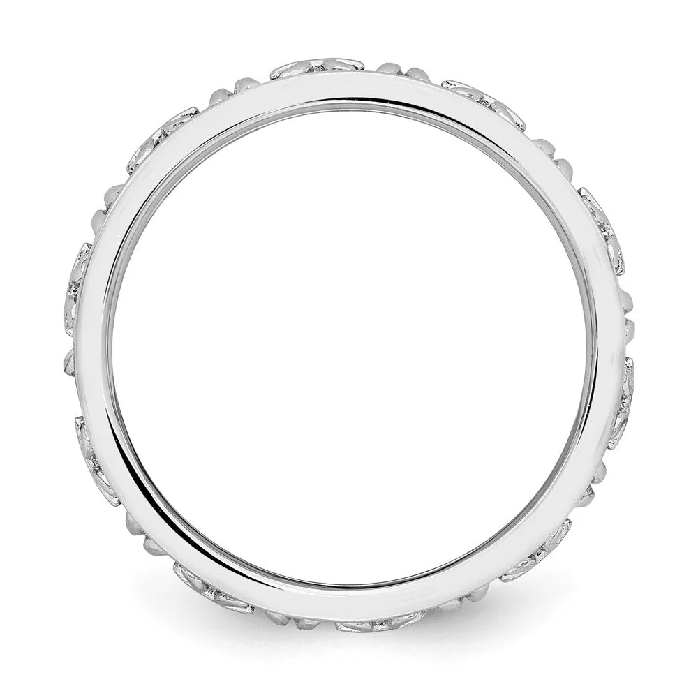 Stackable Expressions Jewelry Sterling Silver Stackable Expressions Pisces Zodiac Ring | QSK2023