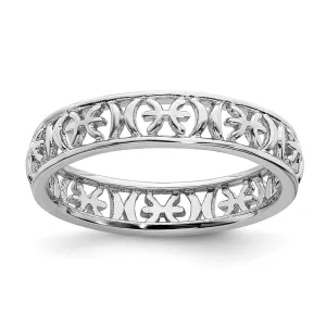 Stackable Expressions Jewelry Sterling Silver Stackable Expressions Pisces Zodiac Ring | QSK2023