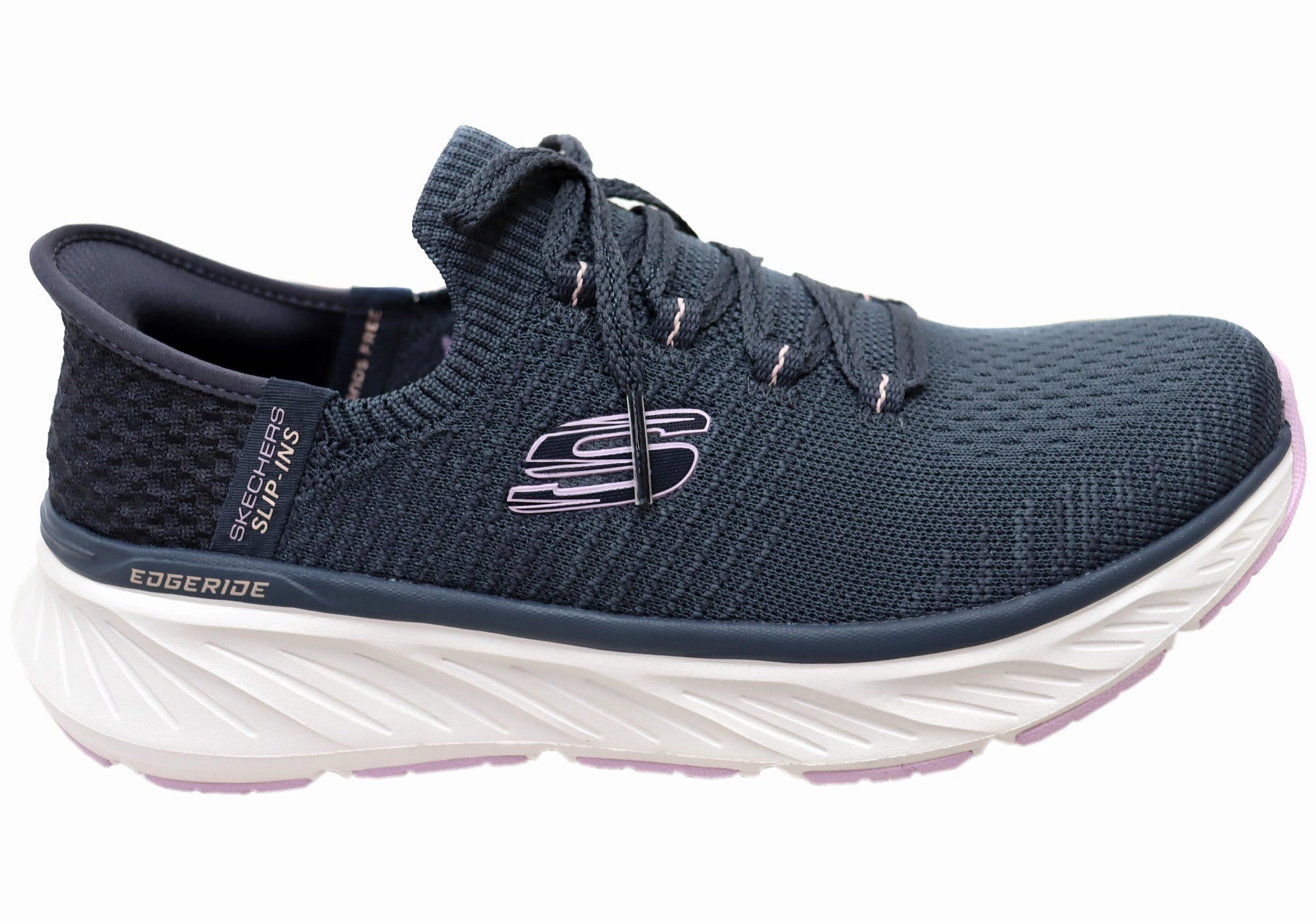 Stamps Skechers Womens Slip Ins Relaxed Fit Edgeride Comfortable Shoes Sustainable Materials