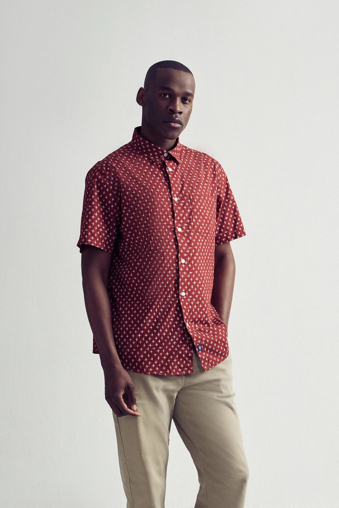 Organic fashion products Starlight Shirt - Rust Cotton - made fashion