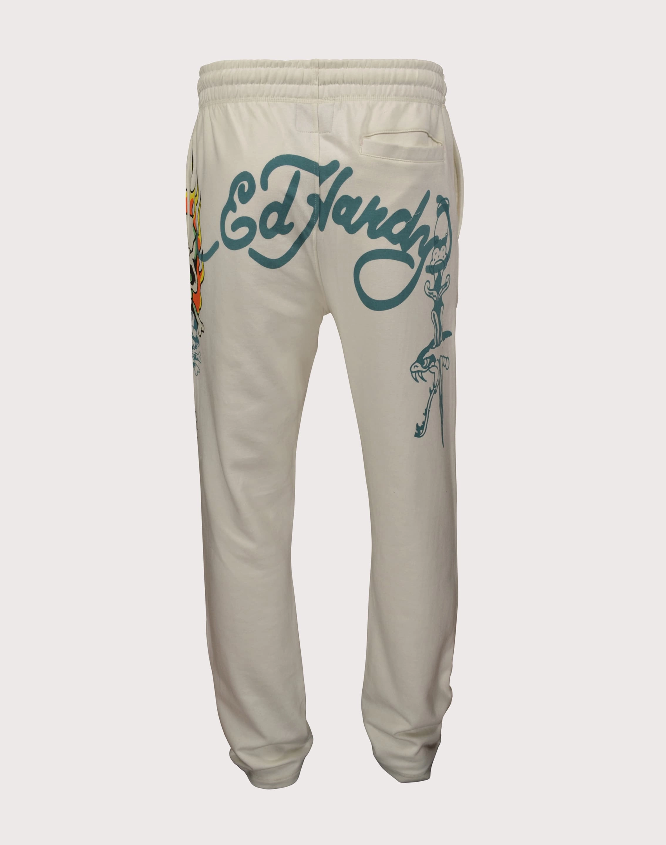 Street fashion Ed Hardy Flame Skull Sweatpants