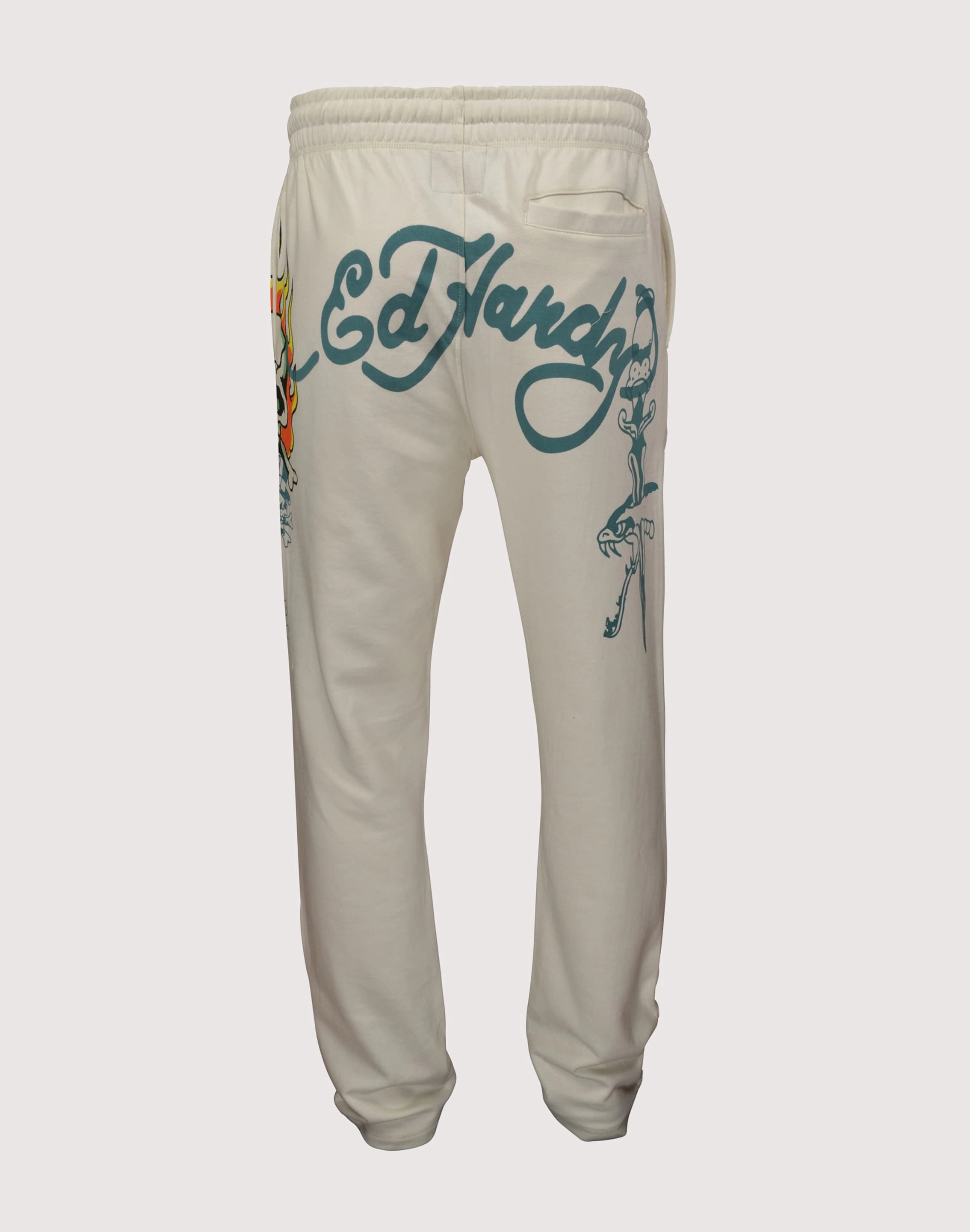 Street fashion Ed Hardy Flame Skull Sweatpants