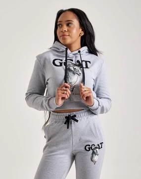 Streetz Iz Watchin Goat Cropped Pullover Hoodie Luxury fashion items Best - selling fashion