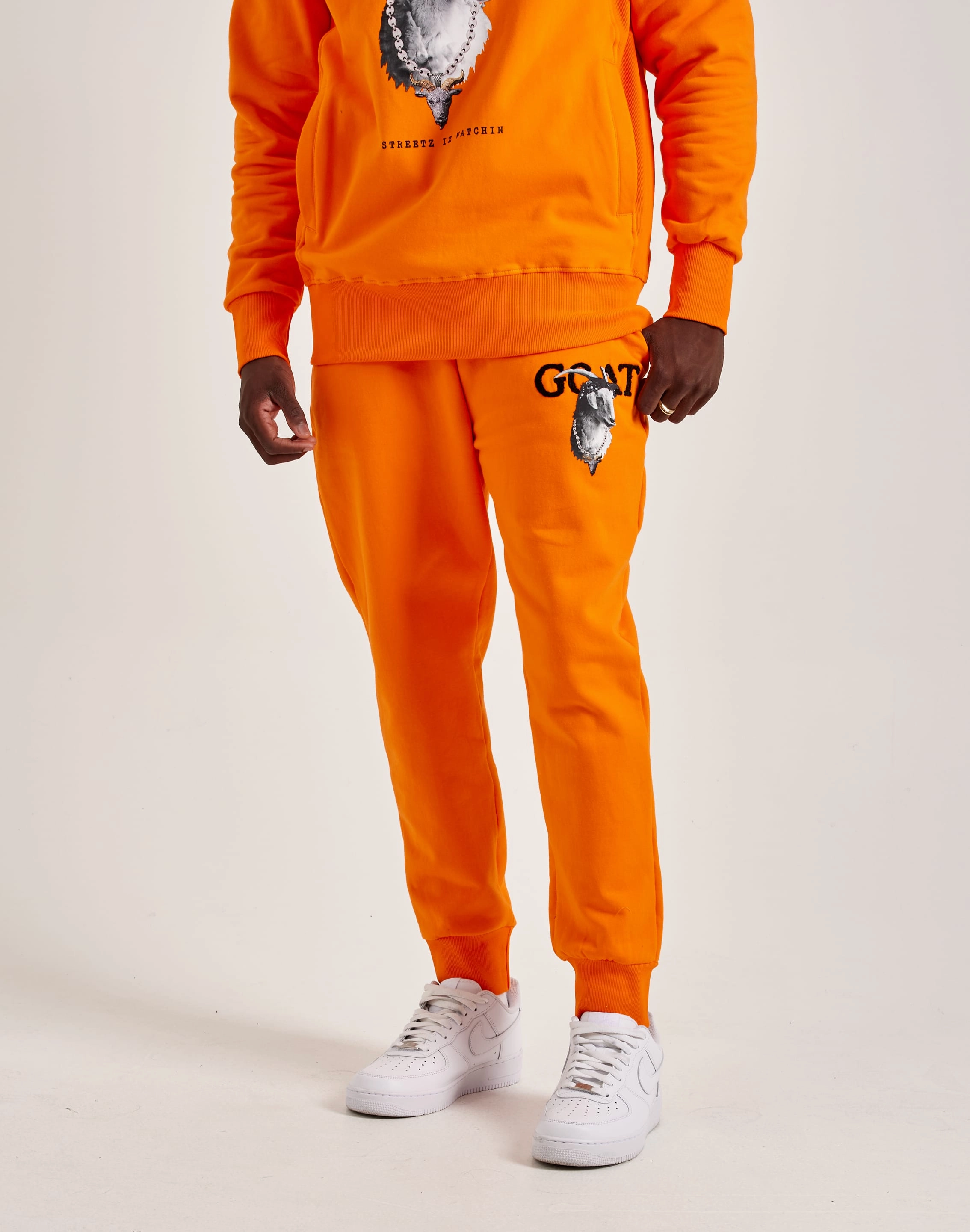 Fashion subscription services Streetz Iz Watchin Goat Fleece Joggers Preppy style items