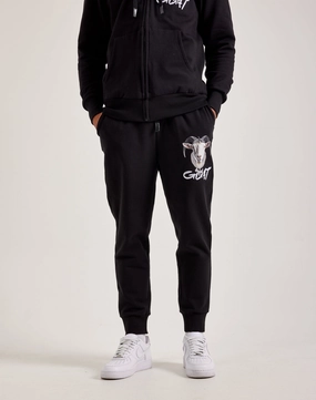Streetz Iz Watchin Goat Fleece Joggers Upcycled fashion Runway fashion