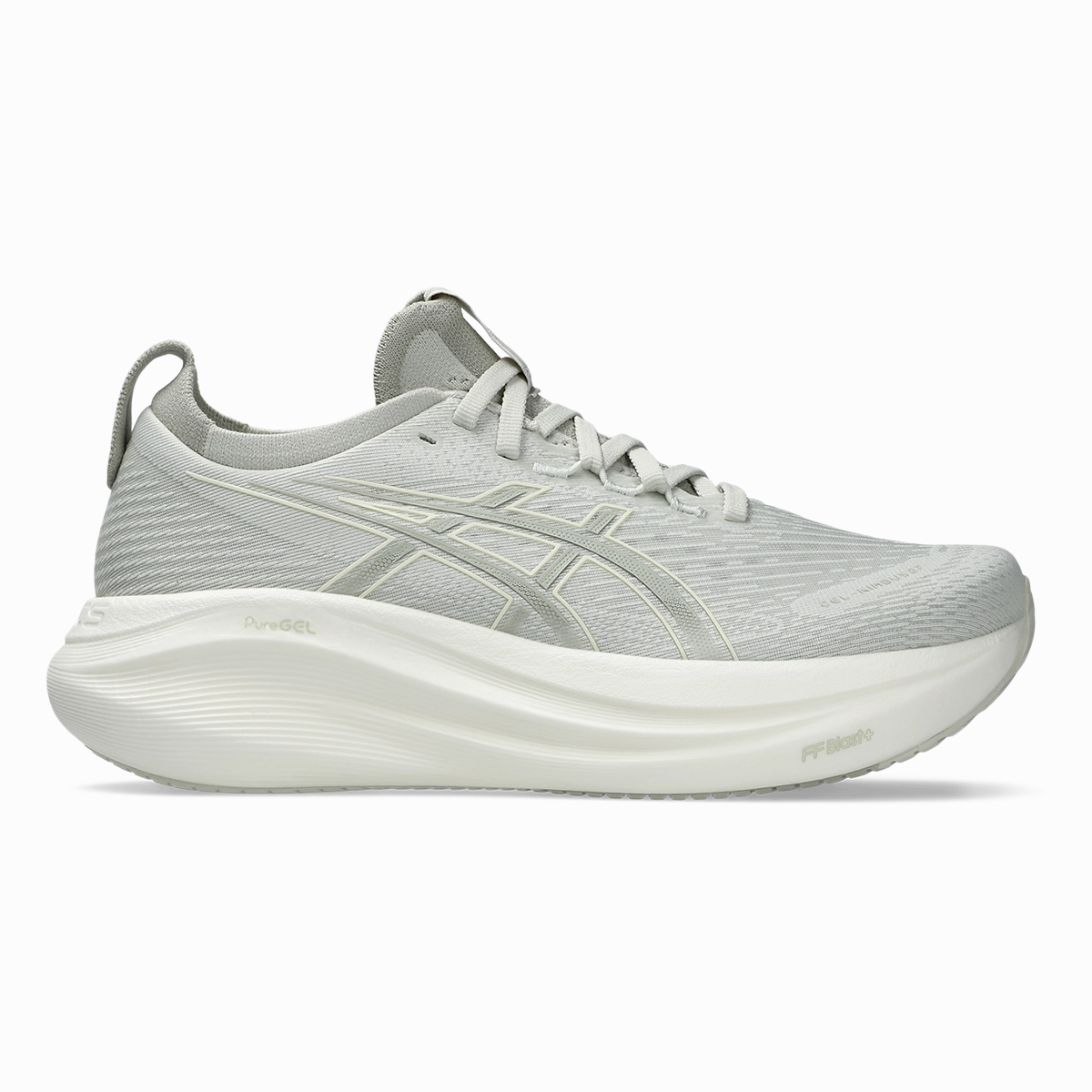Celebrated Asics Gel Nimbus 27 Lake Grey - White Sage Ingeniously designed