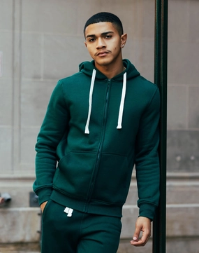 Style statements DH Essentials Basic Full-Zip Fleece Hoodie Fashion brands
