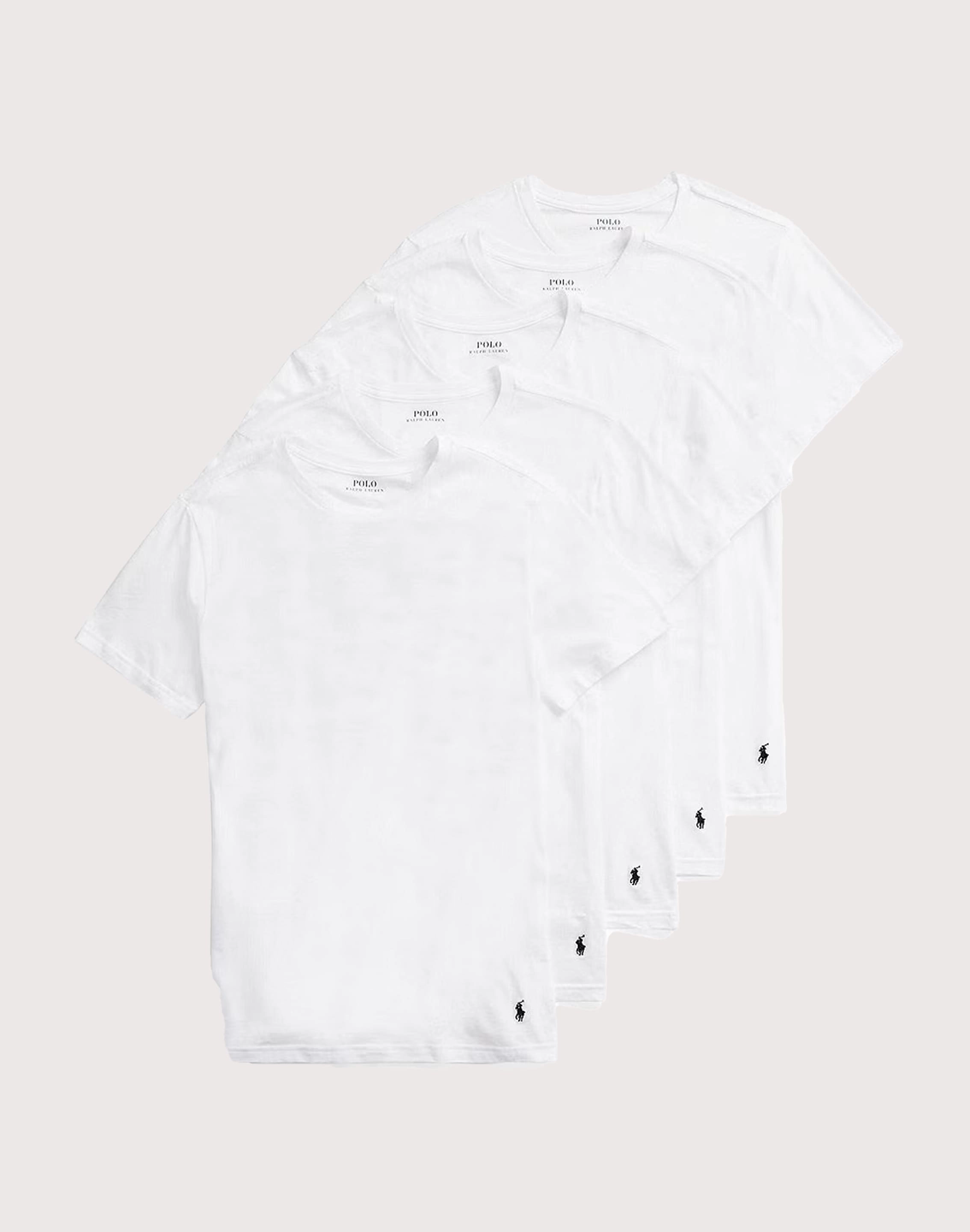 Style statements Polo Ralph Lauren Slim-Fit Cotton Crewneck Tee 5-Pack Fashion advice