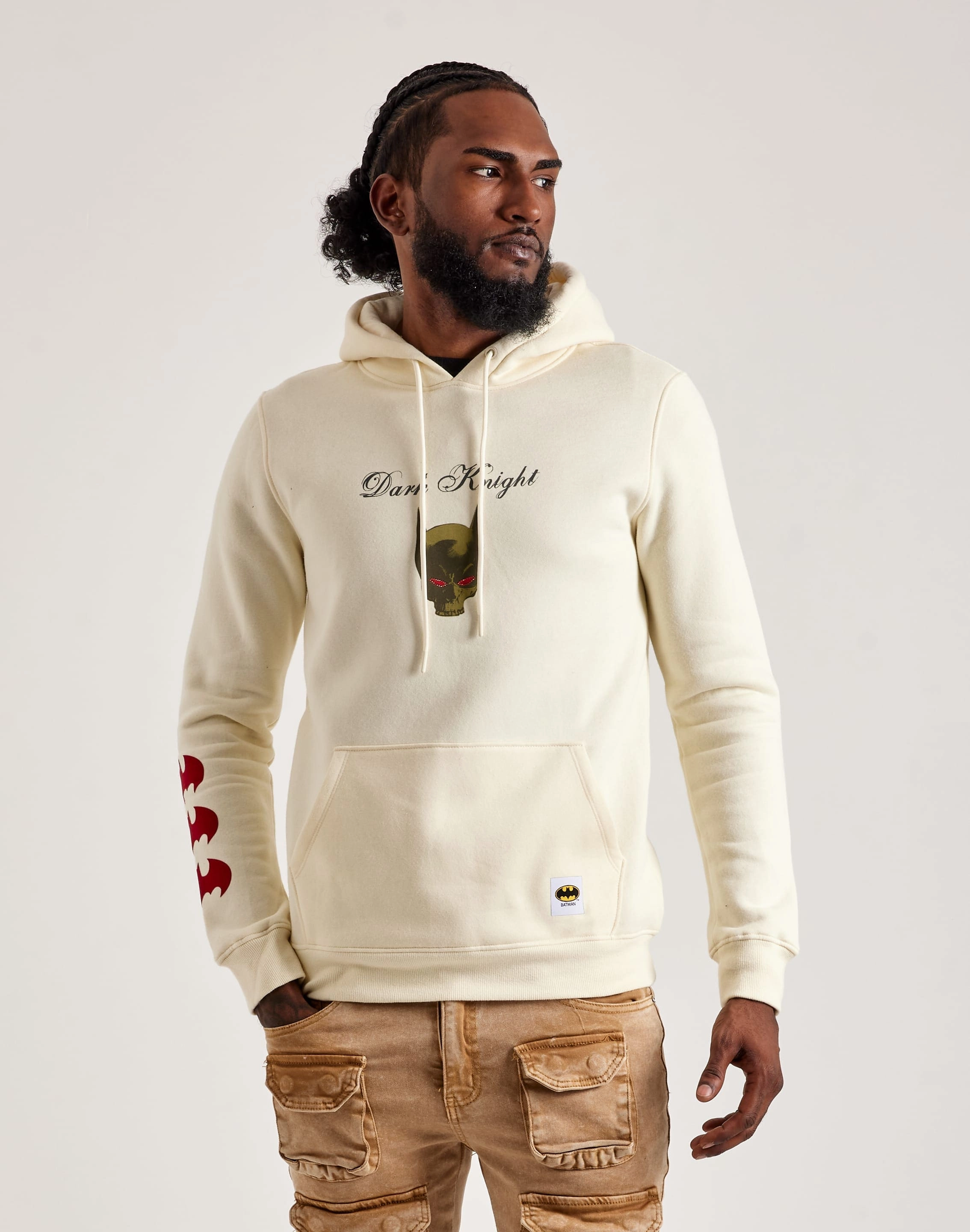 Central Mills Dark Knight Hoodie Lace - detailed fashion Silk - fabric fashion