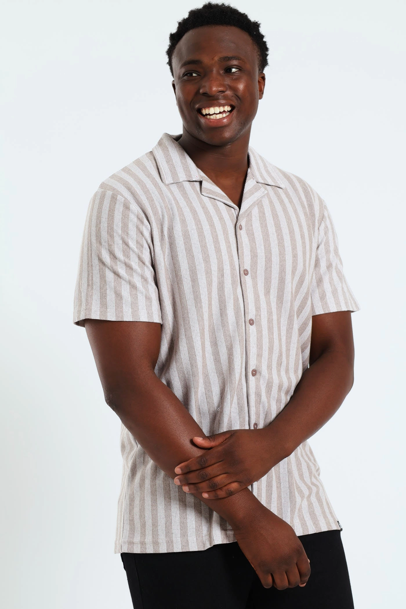 Stripe Knit Shirt Fashion essentials Fashion exhibitions