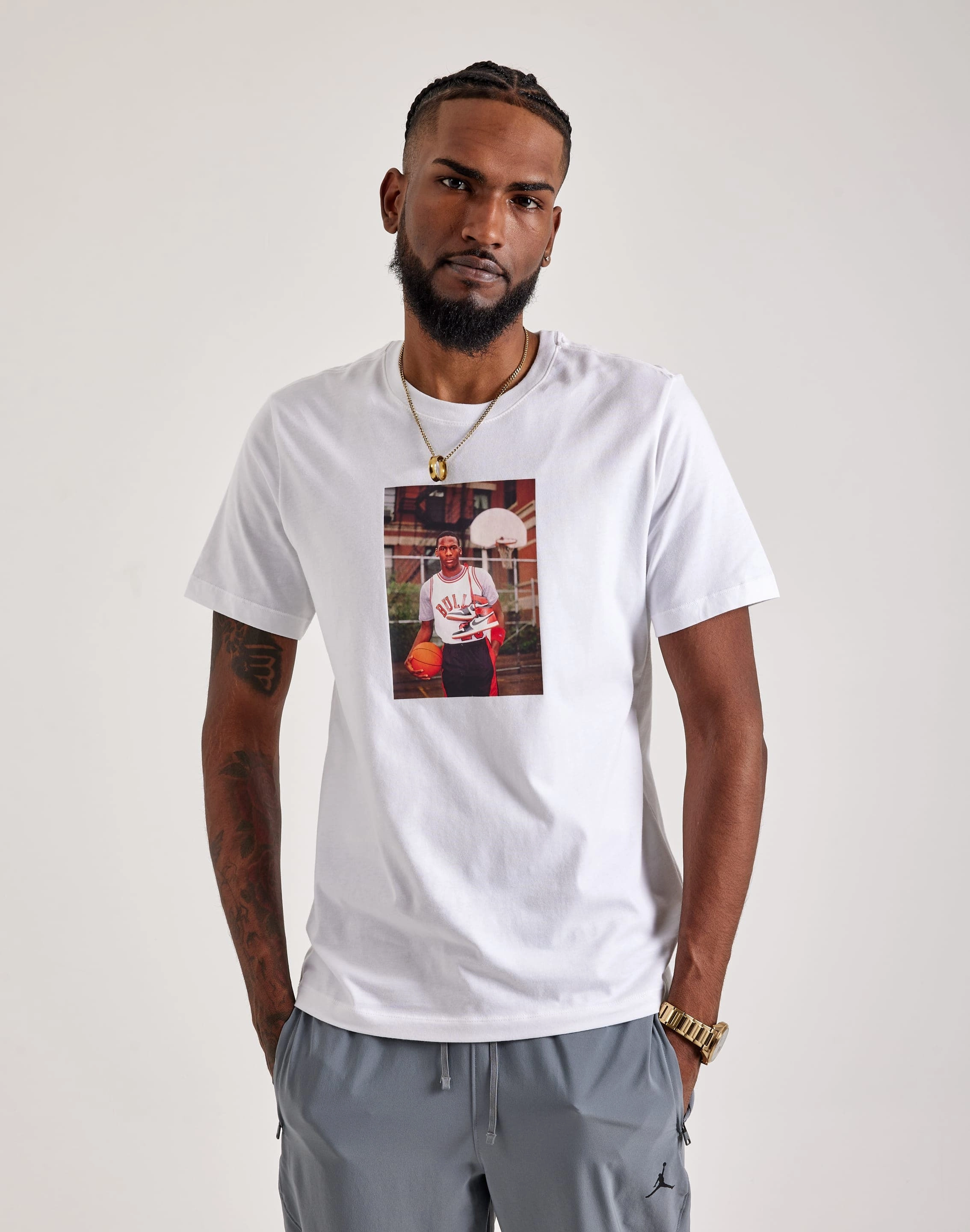 Suede - finished fashion Jordan Photo Tee Linen - crafted fashion