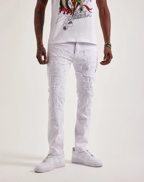 Suede - finished fashion WAIMEA Skinny Rip & Repair Jeans Seasonal wear