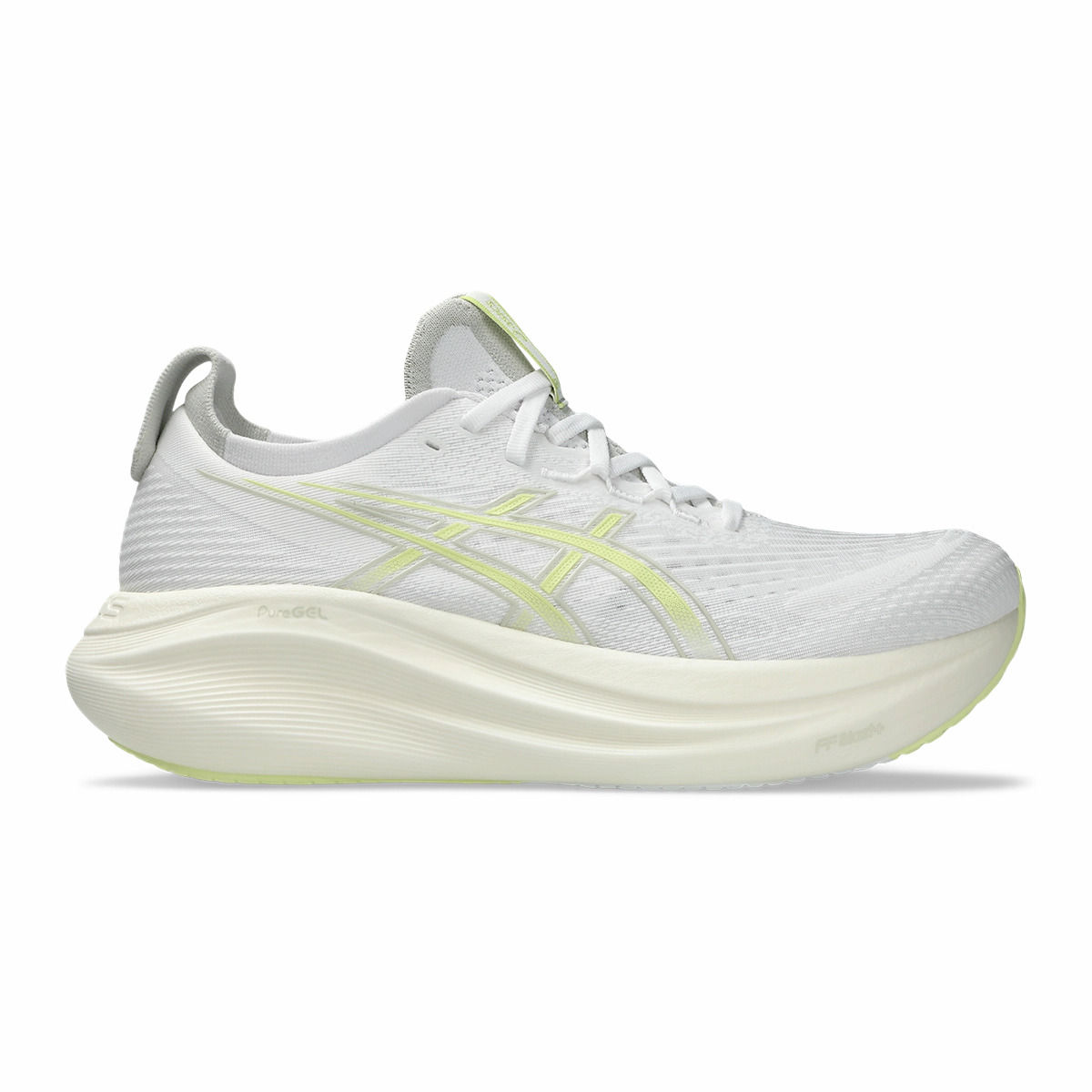 Asics Gel Nimbus 27 White - Huddle Yellow Comprehensive Dapper